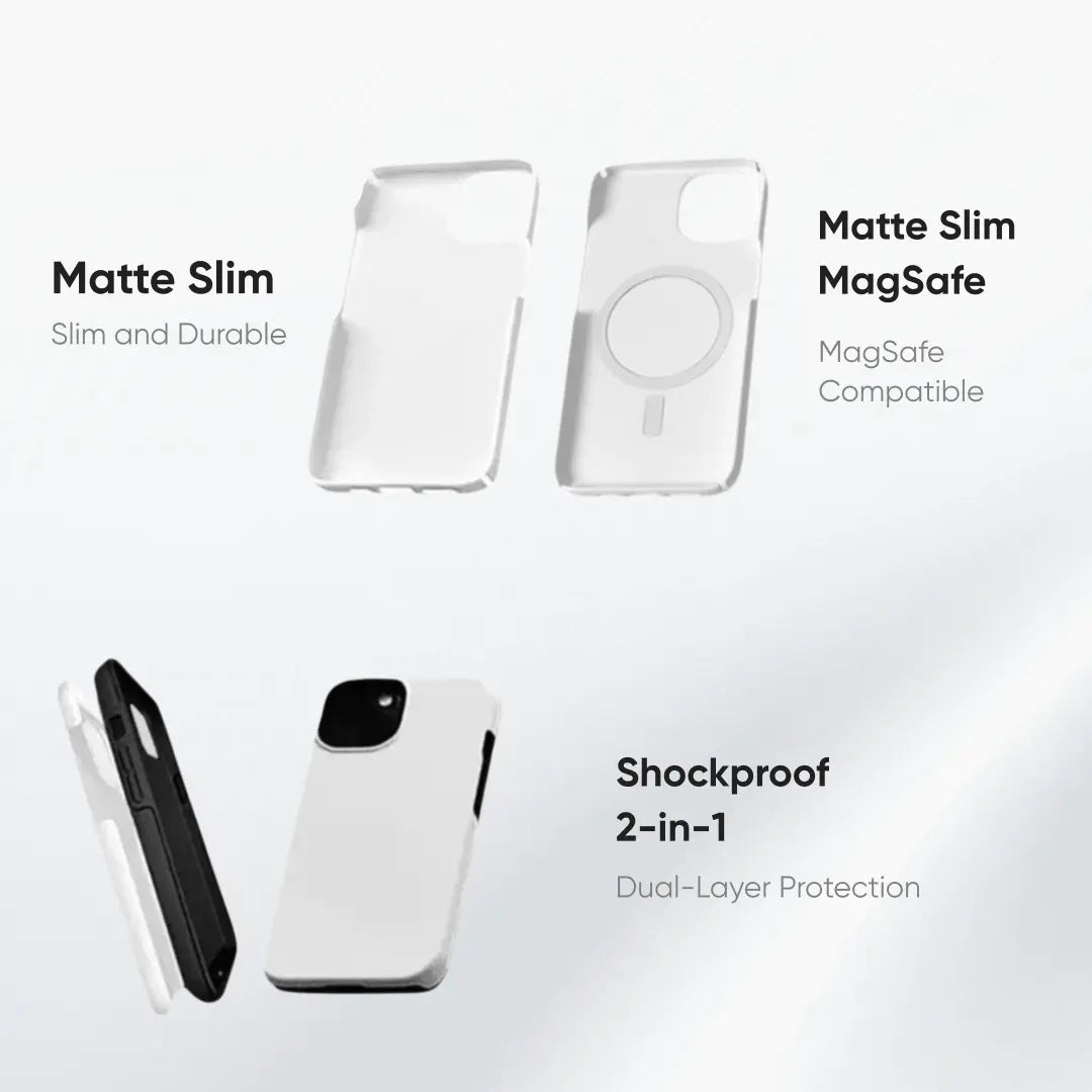 Black & White Equilibrium Phone Case – Minimalist Design for All Models