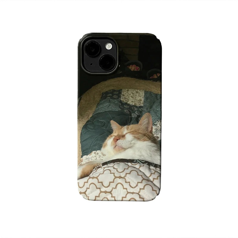 Blanket Cat Cute Animal IPhone Phone Cas