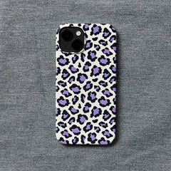 Purple Leopard iPhone Case – Bold Design for Trendsetters