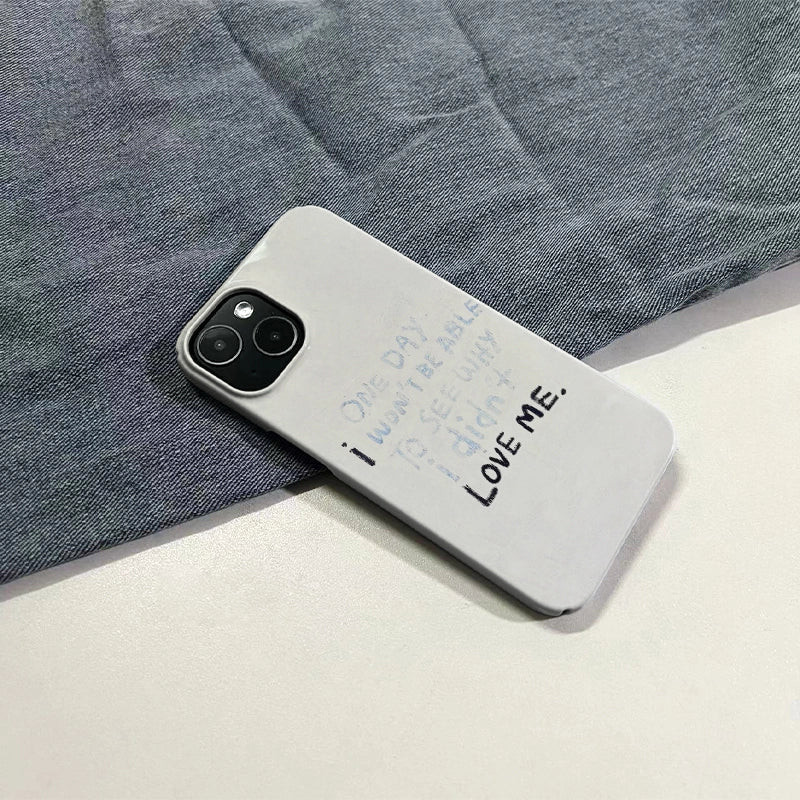 Iloveme Text Art IPhone Phone Case