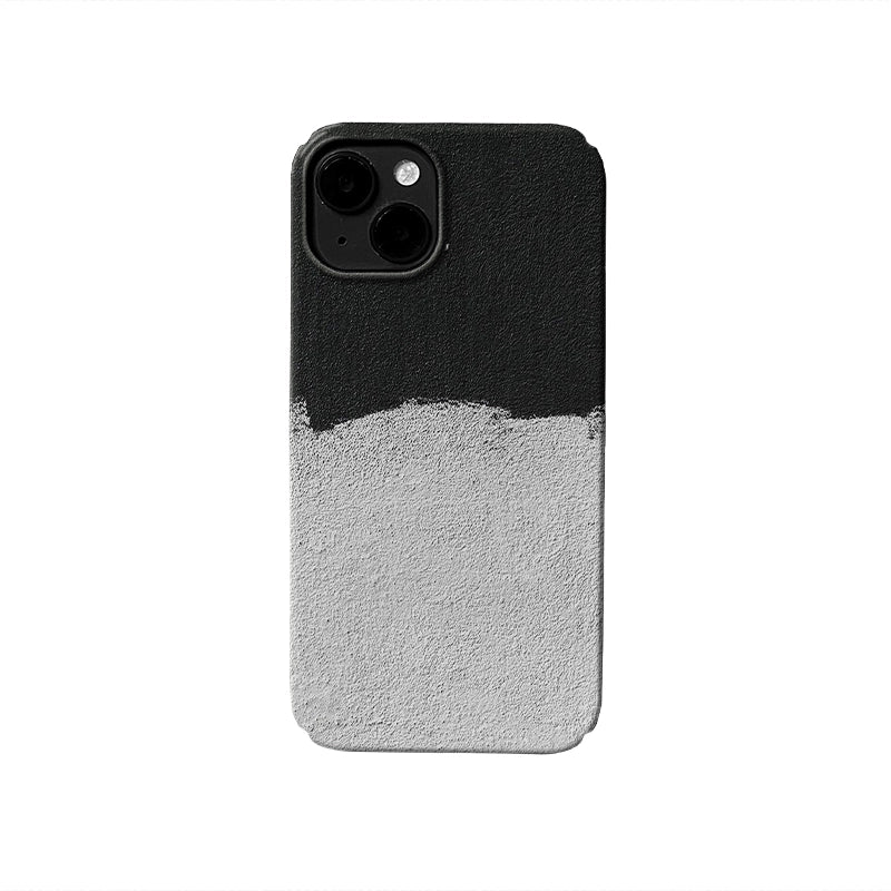 Black & White Equilibrium Phone Case – Minimalist Design for All Models