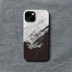 Abstract Black & White Phone Case – Minimalist Design