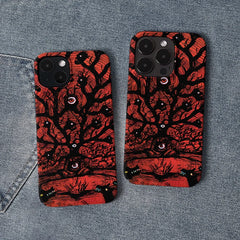 Eye tree Spooky iPhone Phone Case