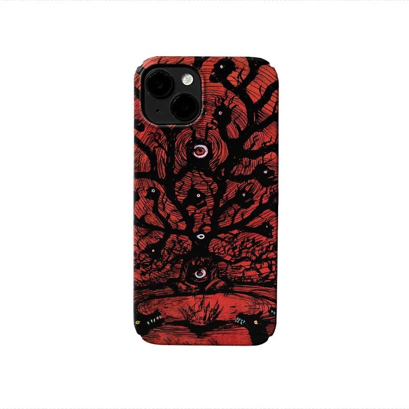 Eye tree Spooky iPhone Phone Case